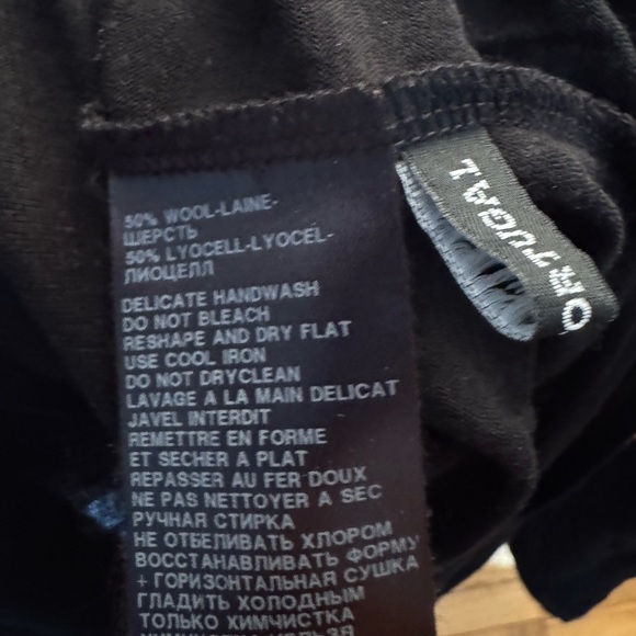 Ann Demeulemeester Black Long Sleeve Turkeneck - Picture 4 of 6